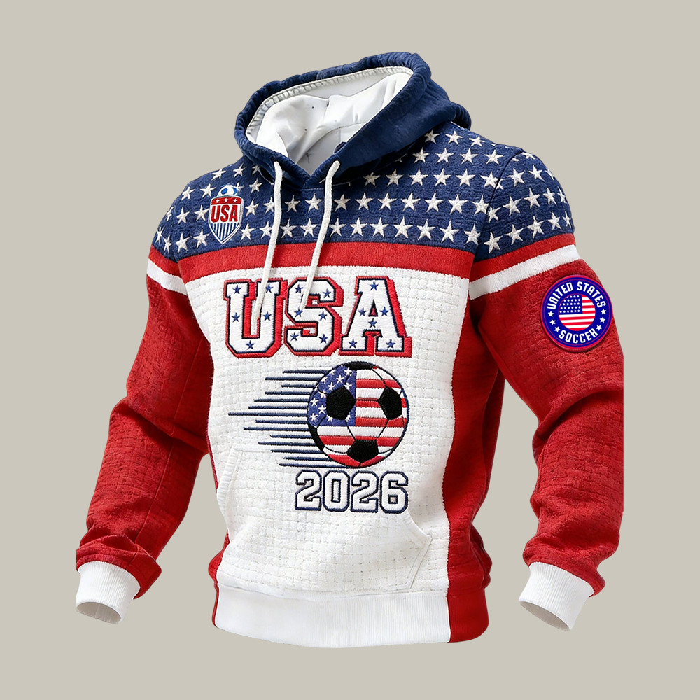 2026 FIFA World Cup USA Hoodie Game Day Soccer Apparel Gift For Father's Day