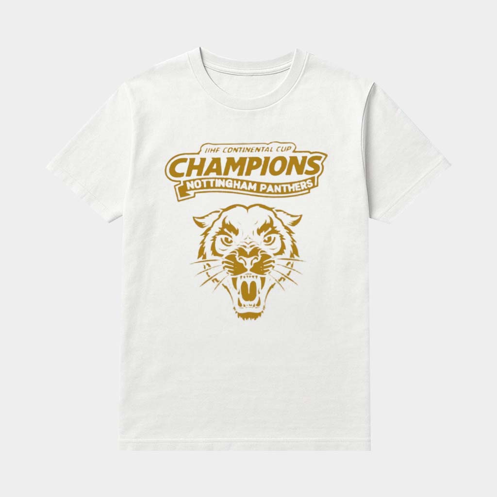 2026 IIHF Continental Cup Champions Nottingham Hockey Mascot Shirt Gifts For Ice Hockey Fans