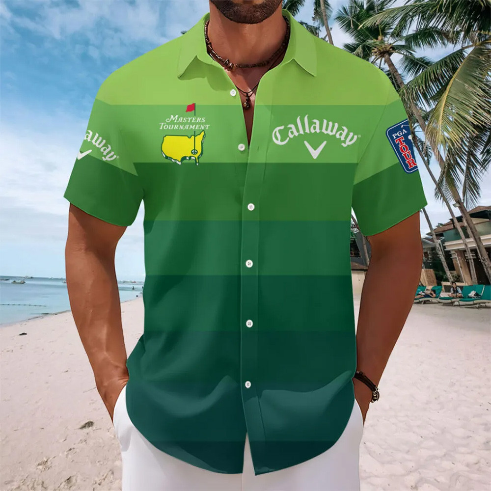 2026 Masters Tournament Callaway Button Shirt US Masters Augusta Event Mech Golf Dad Gift
