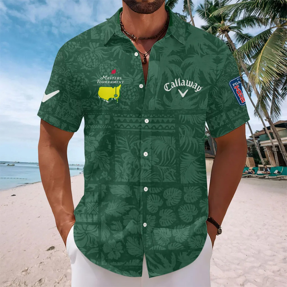 2026 Masters Tournament Callaway Button Shirt US Masters Augusta Event Mech Golf Dad Gift Idea