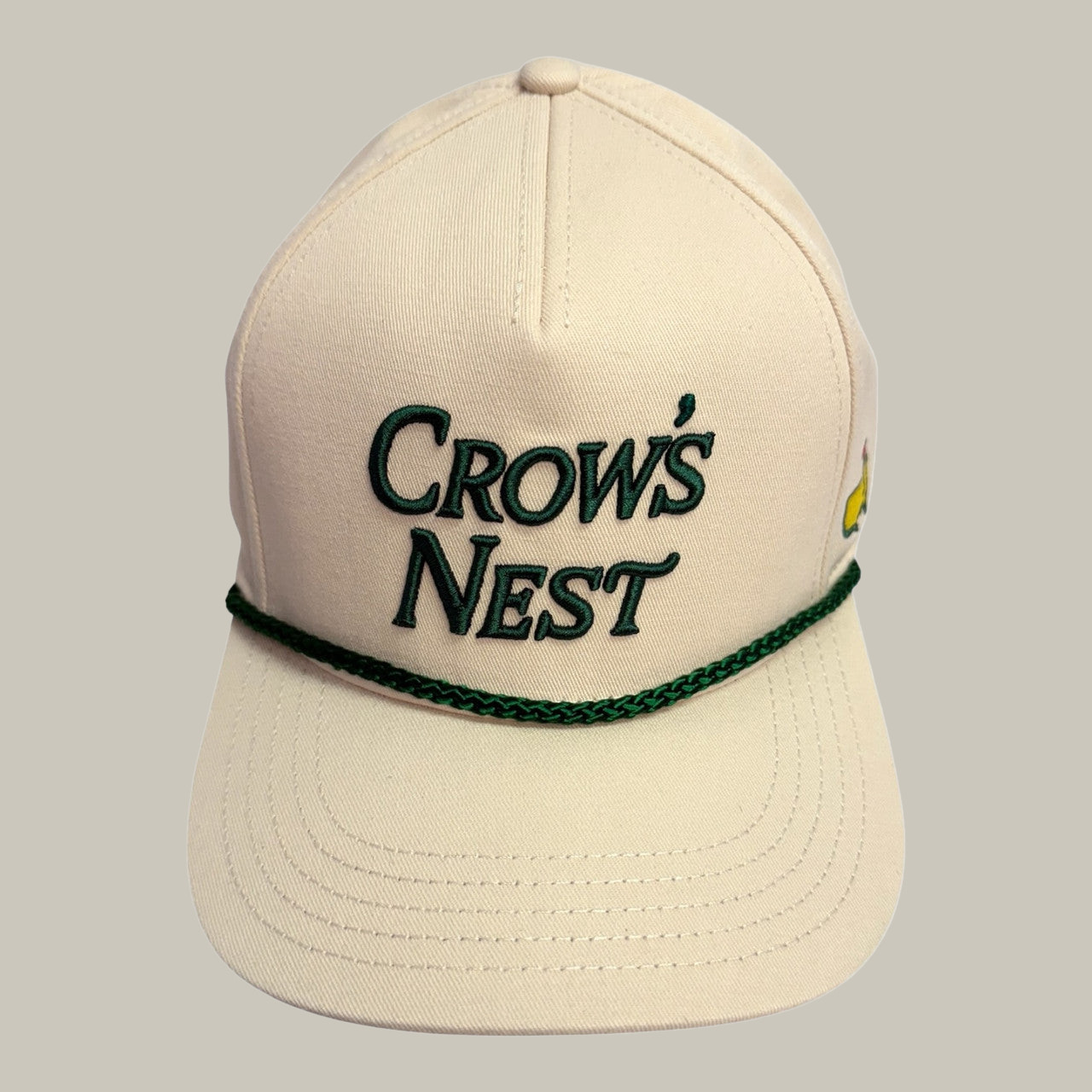 2026 Masters Tournament Crow's Nest Rope Baseball Cap US Masters Golf Culture Apparel Golf Gift
