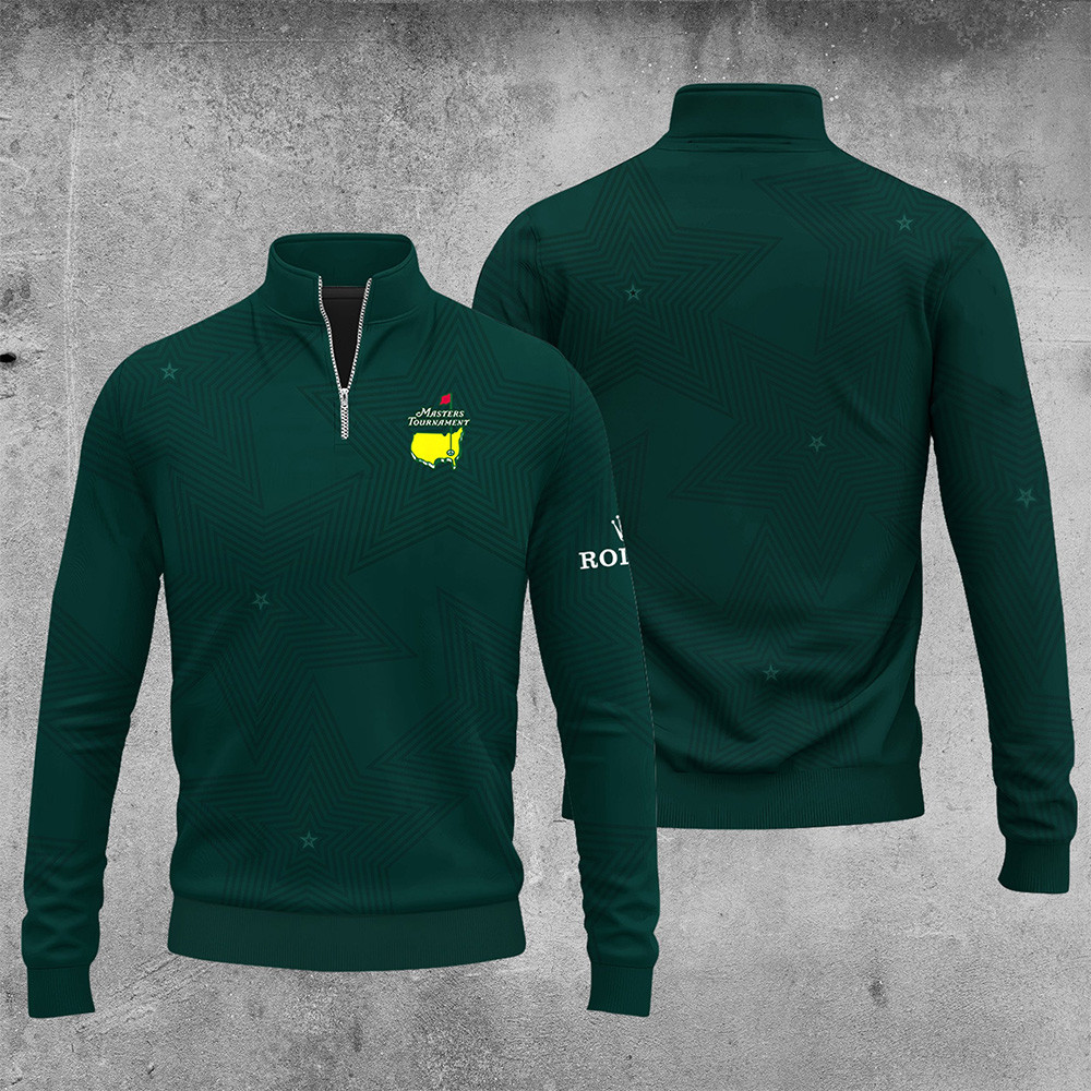 2026 Masters Tournament Quarter Zip Sweatshirt Golf Apparel Present For Father's Day
