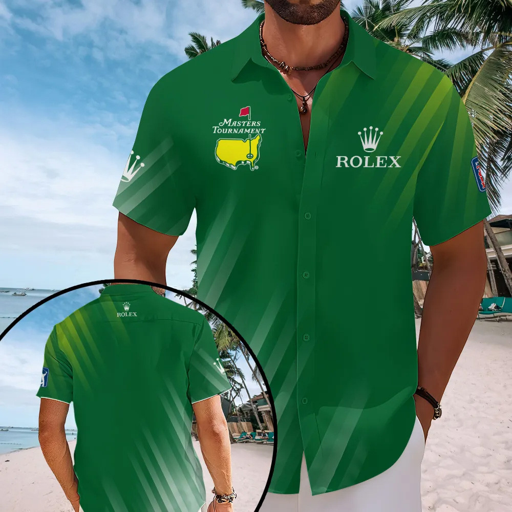 2026 Masters Tournament Rolex Button Shirt US Masters Augusta Event Mech Golf Dad Gift