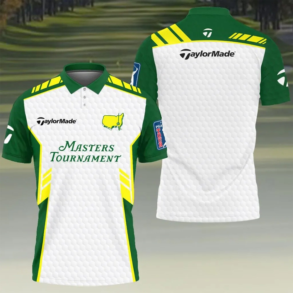2026 Masters Tournament TaylorMade Polo Shirt Augusta 2026 Clothes Spring Golf Gift