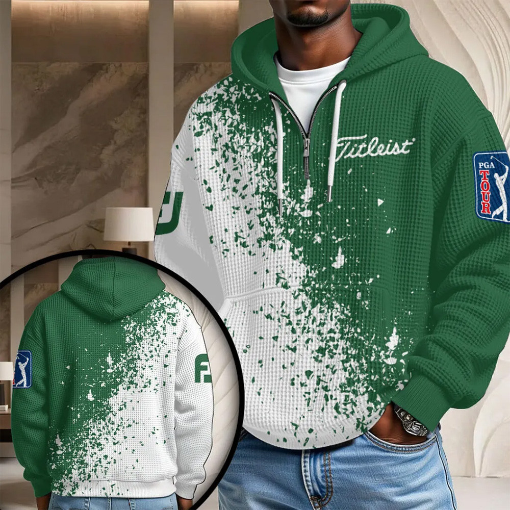 2026 Masters Tournament Titleist Half Zip Hoodie PGA Tour Golf Merch Cool Fathers Day Golf Gift