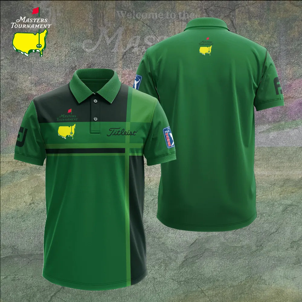 2026 Masters Tournament Titleist Polo Shirt US Golf Tournament Apparel Golf Fan Gift