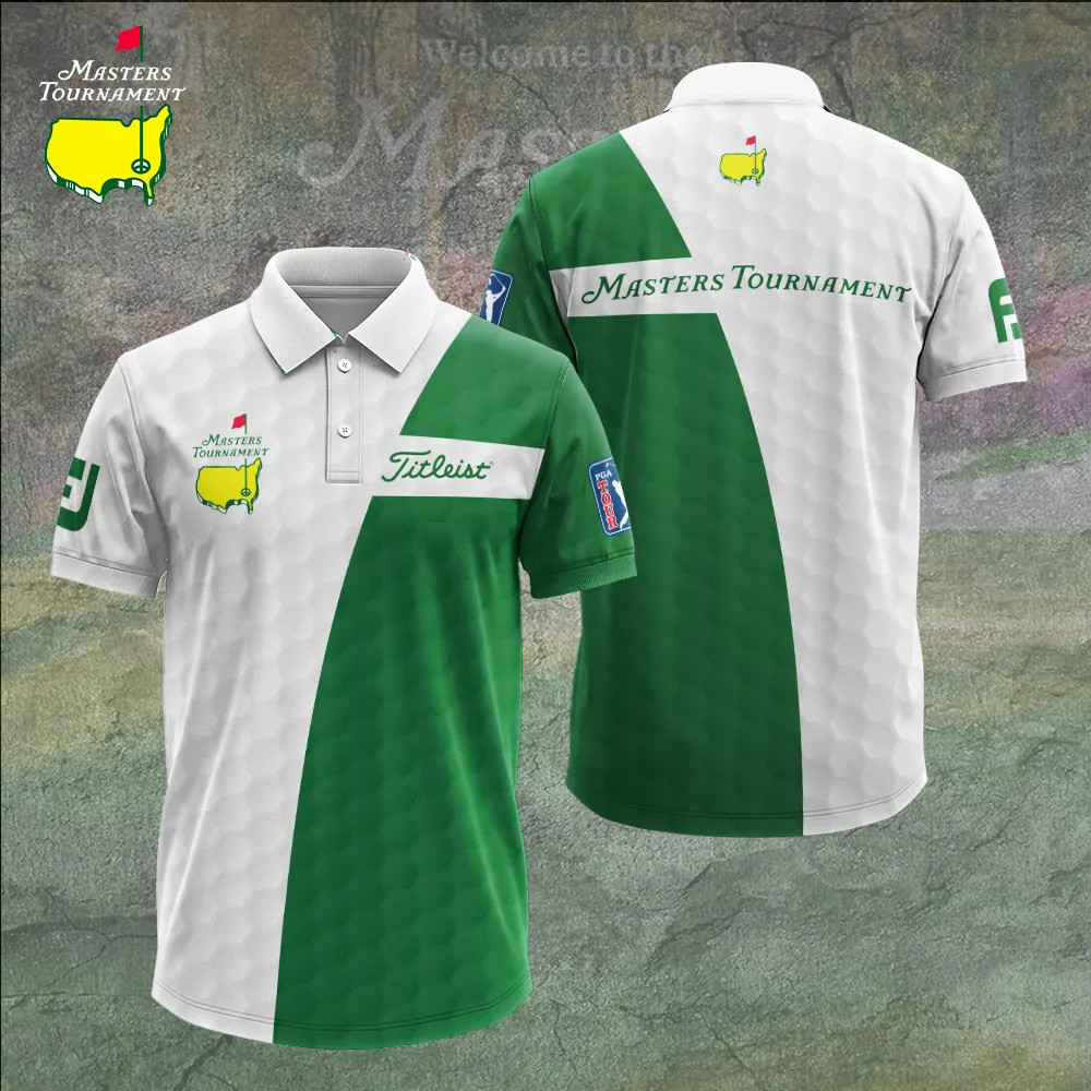 2026 Masters Tournament Titleist Polo Shirt US Golf Tournament Merch Augusta Golf Gift