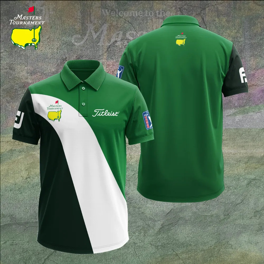 2026 Masters Tournament Titleist Polo Shirt US Masters Golf Tournament Merch Golf Gift Set
