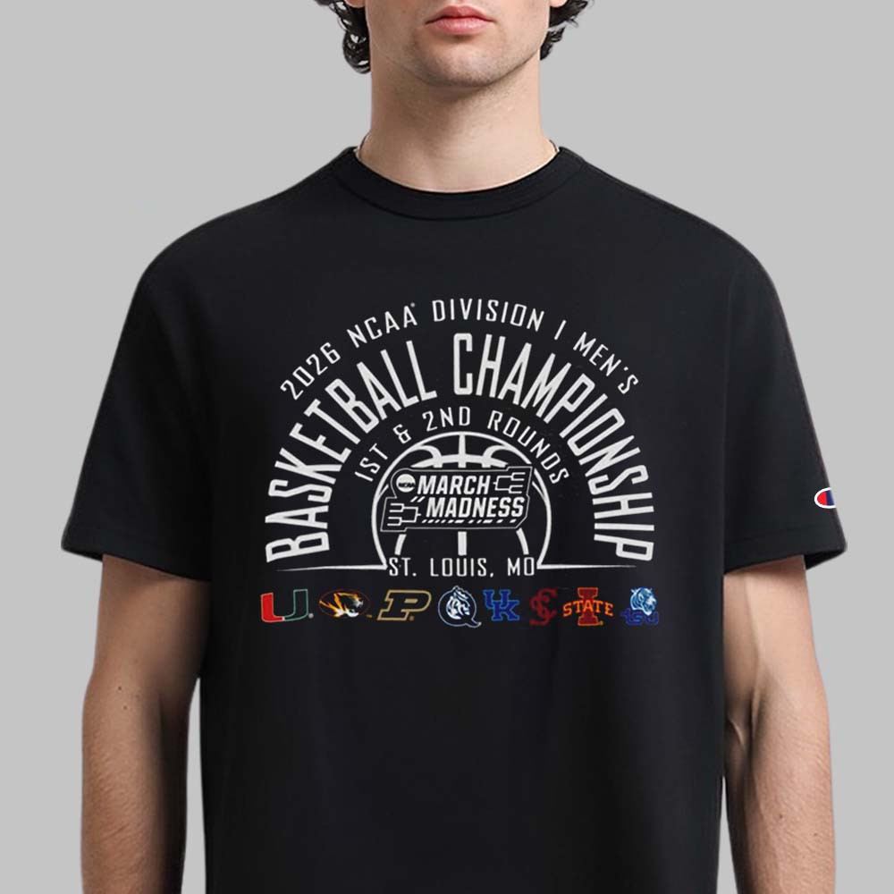 2026 NCAA Division Basketball Championship T-Shirt March Madness St. Louis Missouri Shirt