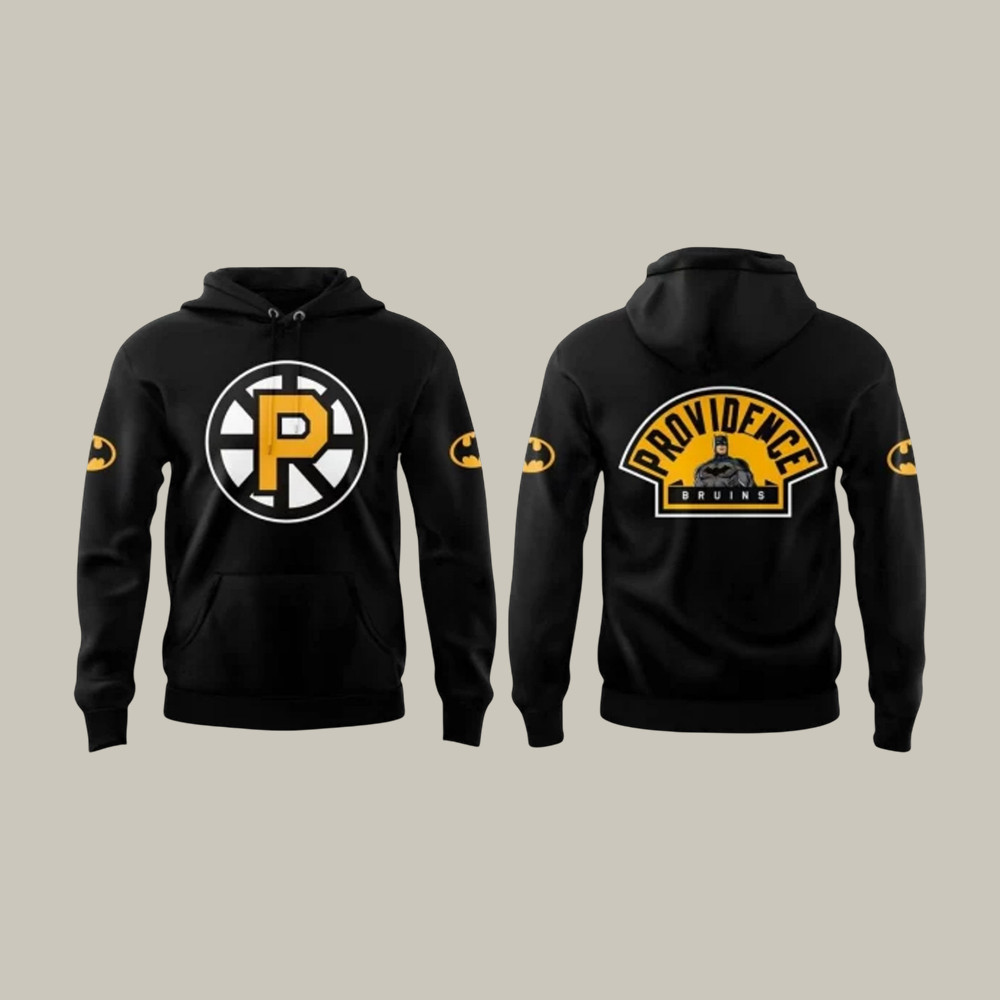 2026 Providence Bruins Batman Night Hoodie AHL Batman Night 2026 Apparel Fan Gift