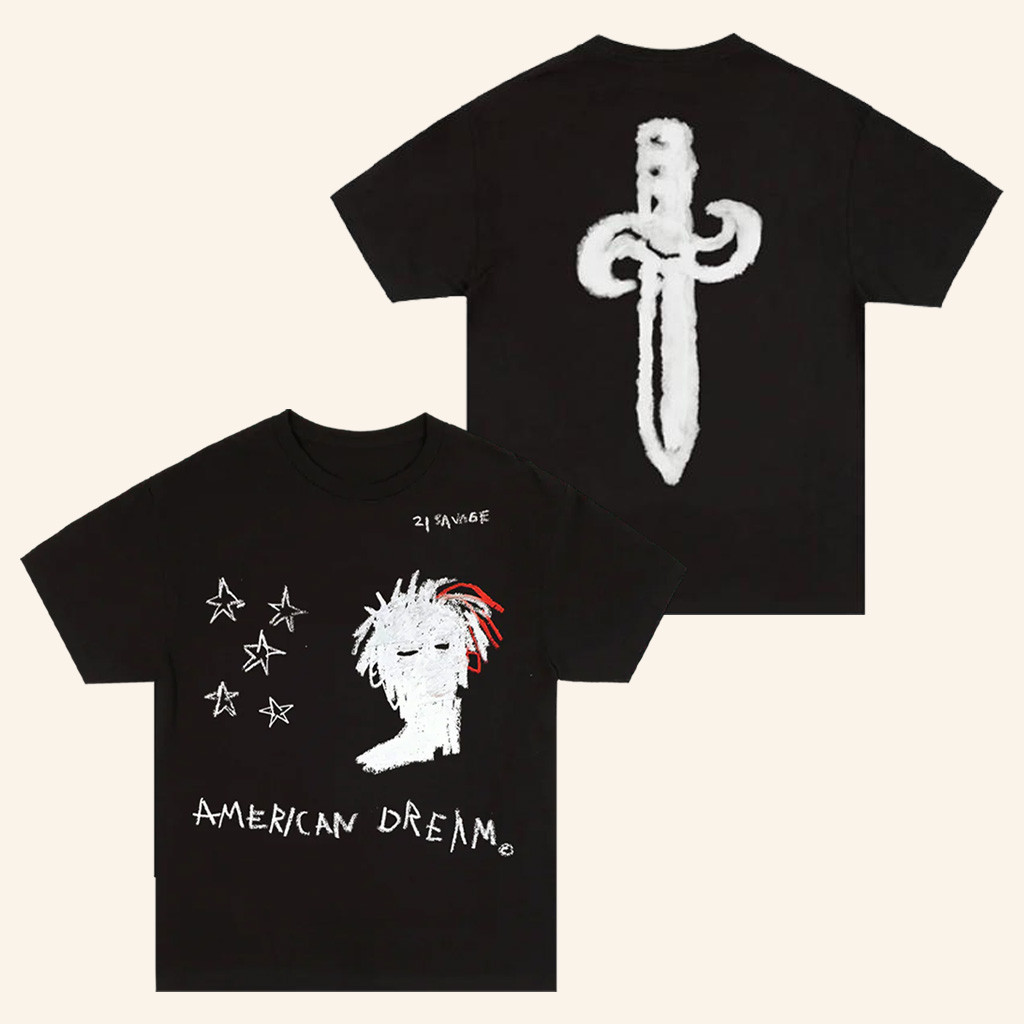 21 Savage Merch American Dream T-Shirt Birthday Present For Son