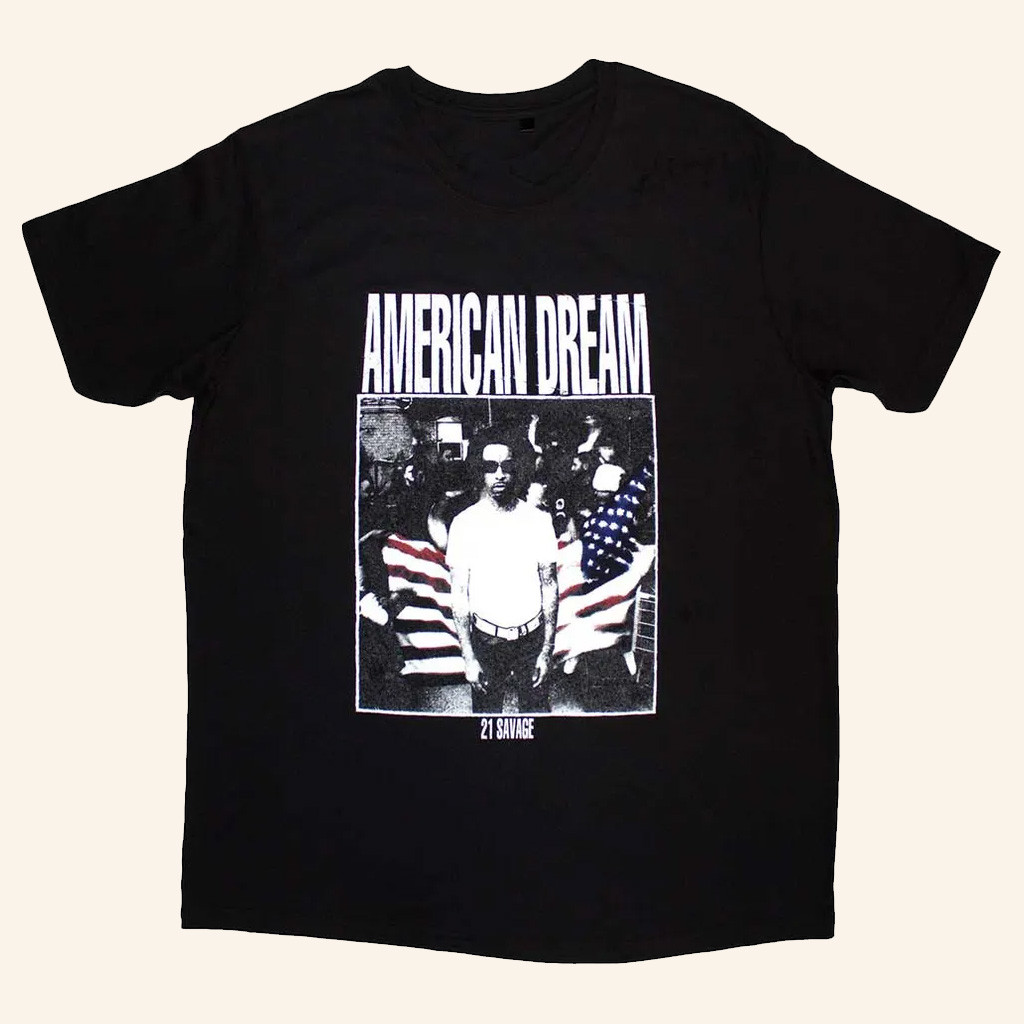 21 Savage Merch American Dream T-Shirt Gifts For Rapper Fans 21 Savage Merch American Dream T-Shirt Gifts For Rapper Fans