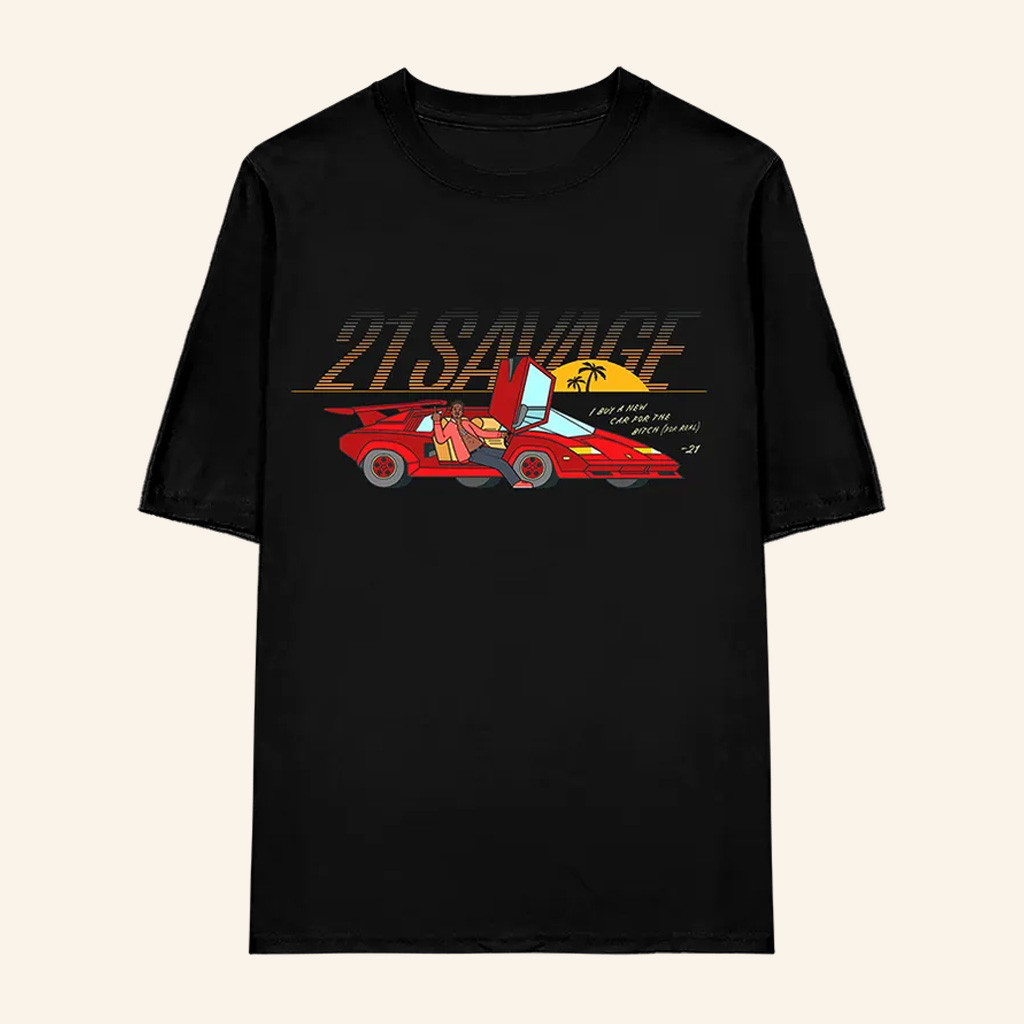 21 Savage Merch ISSA New Car T-Shirt Best Gifts For Rapper Fans 21 Savage Merch ISSA New Car T-Shirt Best Gifts For Rapper Fans
