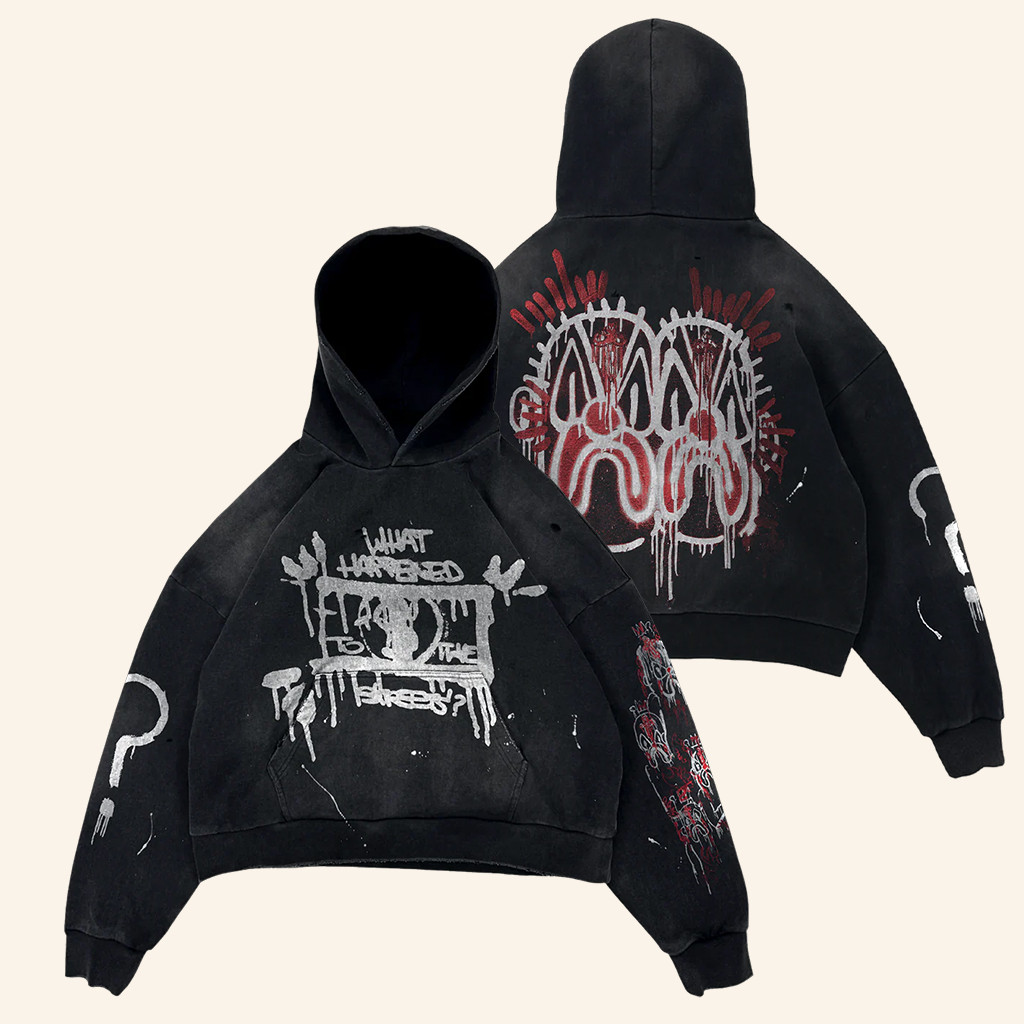 21 Savage Merch WHTTS Paint Splatter Hoodie Gifts For Rap Lovers