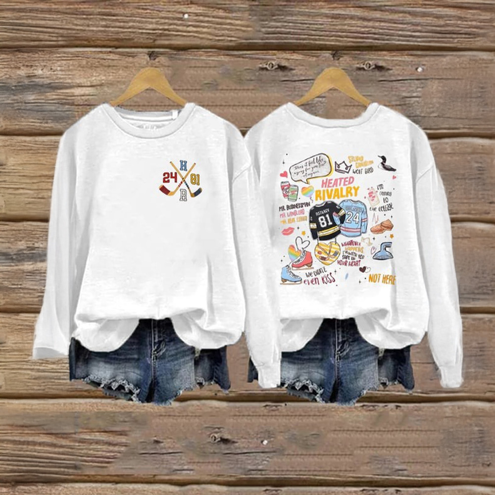 24 81 Hockey Romance Heated Rivalry Sweatshirt Heated Rivalry Apparal Best Fan Merch