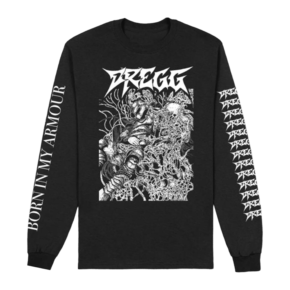 24hundred Merch Dregg Born In My Armour Long Sleeve T-Shirt Sentimental Father's Day Gifts 24hundred Merch Dregg Born In My Armour Long Sleeve T-Shirt Sentimental Father's Day Gifts