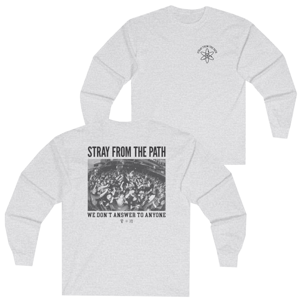 24hundred Merch Stray From The Path We Don't Answer To Anyone Long Sleeve T-Shirt 24hundred Merch Stray From The Path We Don't Answer To Anyone Long Sleeve T-Shirt
