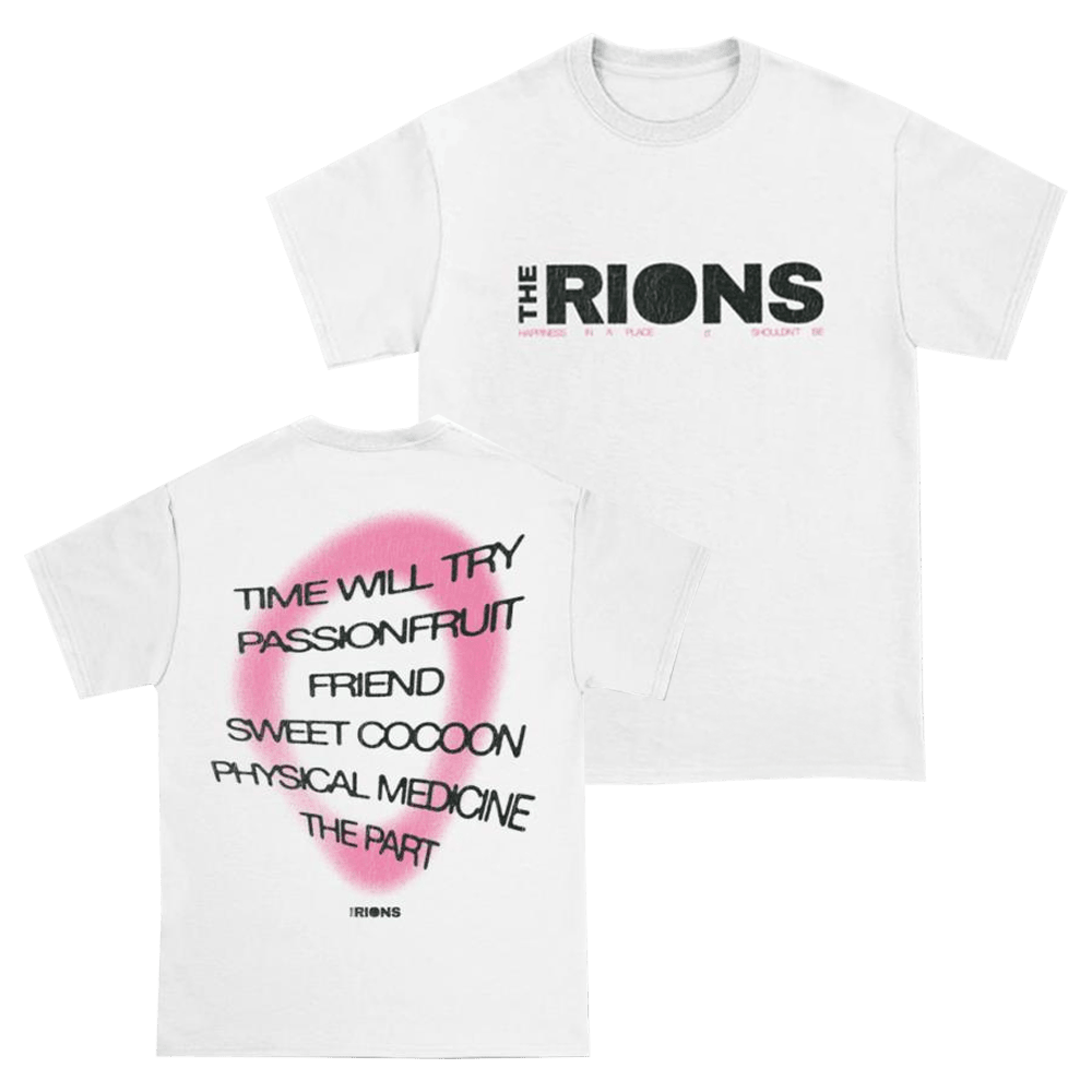 24hundred Merch The Rions Happiness Ep White T-Shirt Father's Day Presents For Husband 24hundred Merch The Rions Happiness Ep White T-Shirt Father's Day Presents For Husband