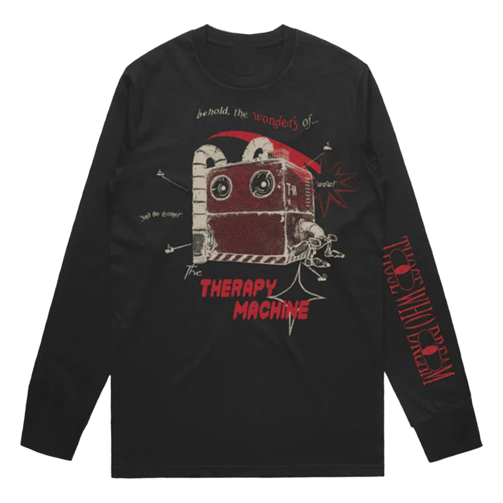 24hundred Merch Those Who Dream Therapy Machine Long Sleeve T-Shirt Top 10 Father's Day Gifts 24hundred Merch Those Who Dream Therapy Machine Long Sleeve T-Shirt Top 10 Father's Day Gifts