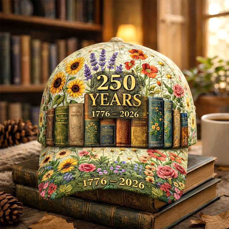 250 Years 1776 2026 Floral Hat 250th Anniversary Of America Cap Gift For Patriots