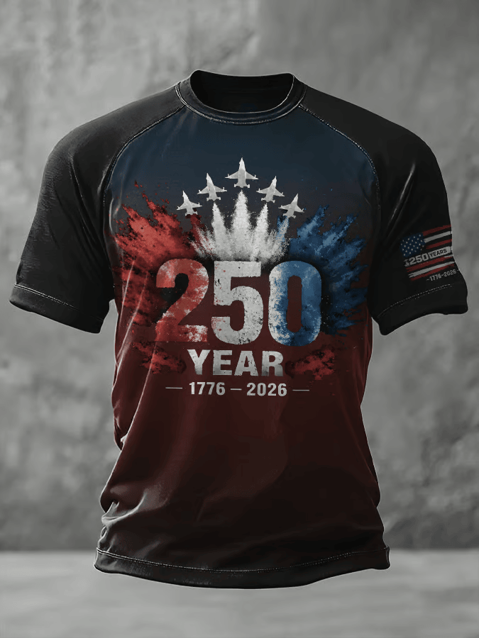 250 Years 1776 2026 T-Shirt Cool Patriotic Shirts Gifts For Independence Day
