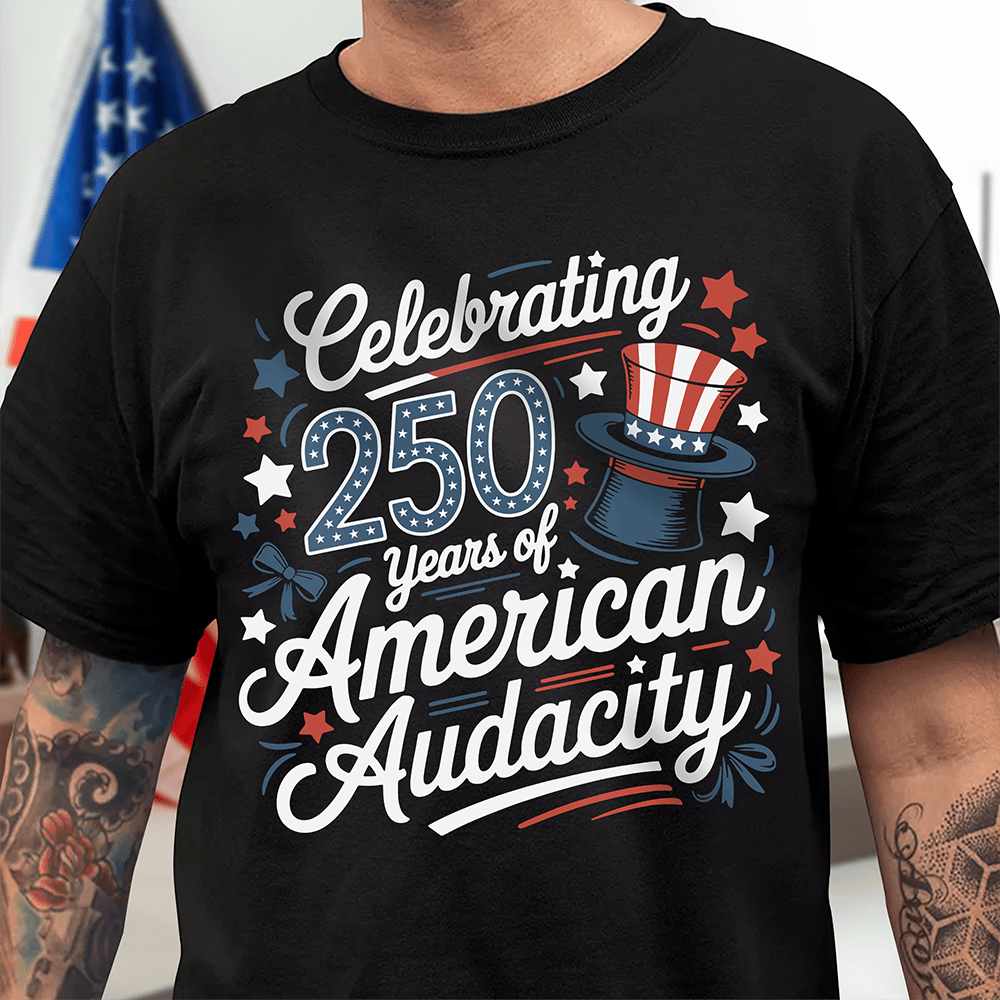 250 Years America 250th Anniversary T-Shirt America's 250Th Birthday Clothes Gift For Husband