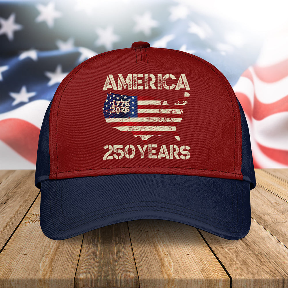 250 Years America Anniversary 250th Independence Day Classic Cap America 250 Merchandise Gifts For A Patriotic Person