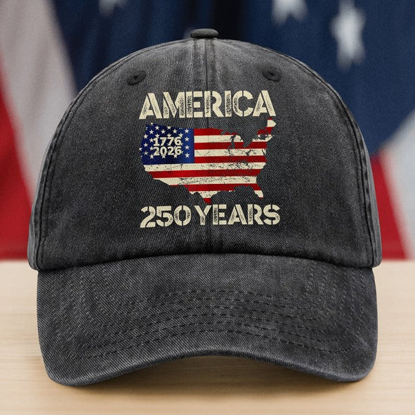 250 Years America Anniversary Hat 1776 2026 Independence Day Cap Presents For Patriotic