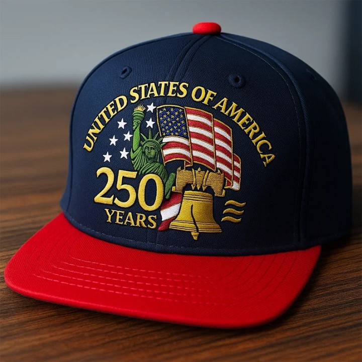 250 Years America Anniversary Snapback Hat Liberty United Presents For Patriotic