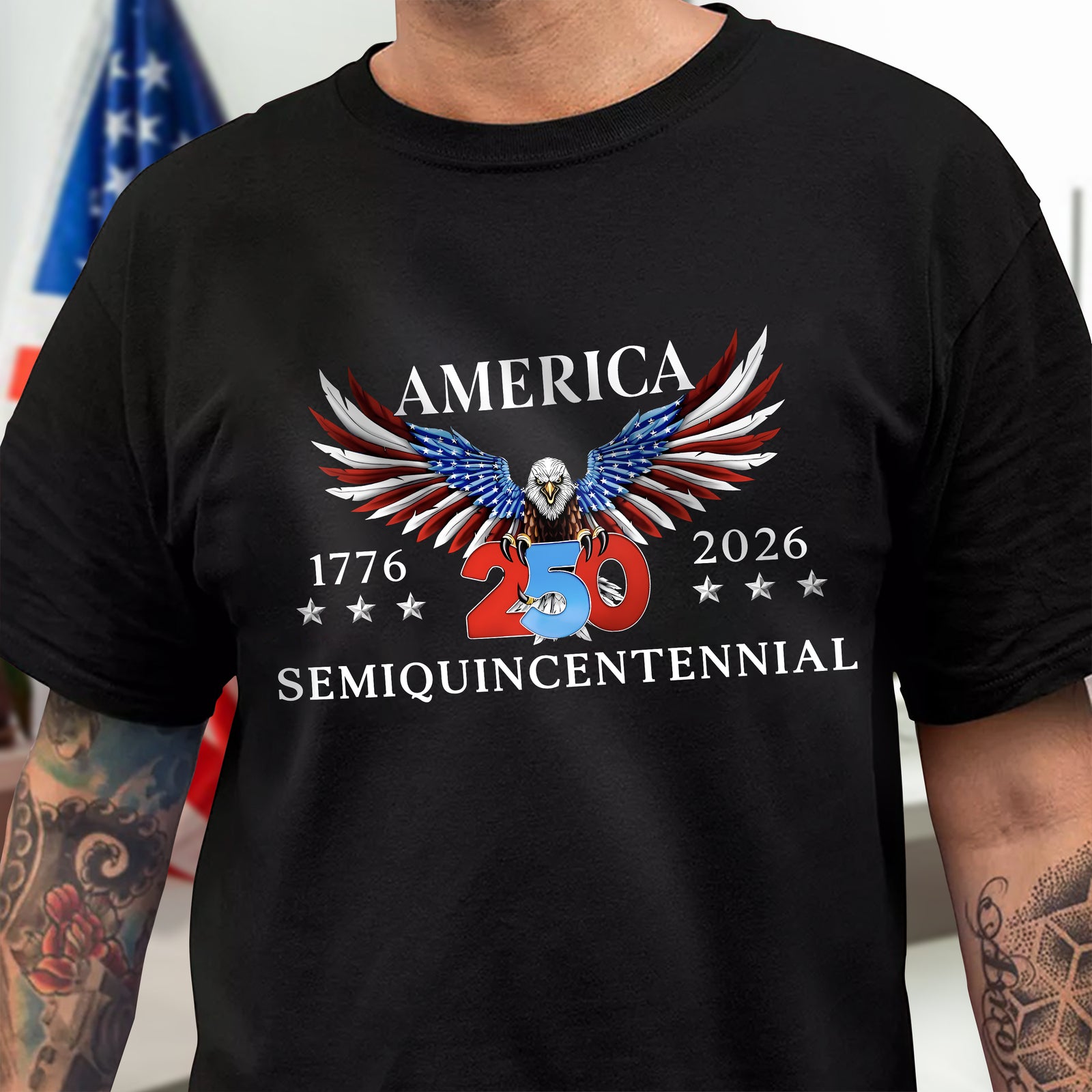250 Years America Semiquincentennial Dark Shirt America 250 Merchandise Patriotic Gifts For Him