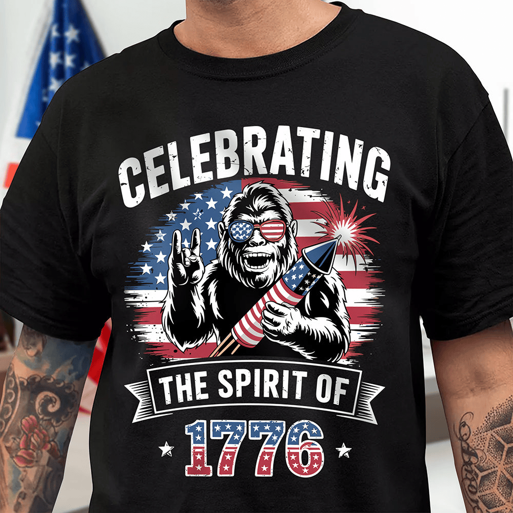 250 Years America The Spirit Of 1776 4th Of July 2026 T-Shirt American Patriot Clothes Gift For Him