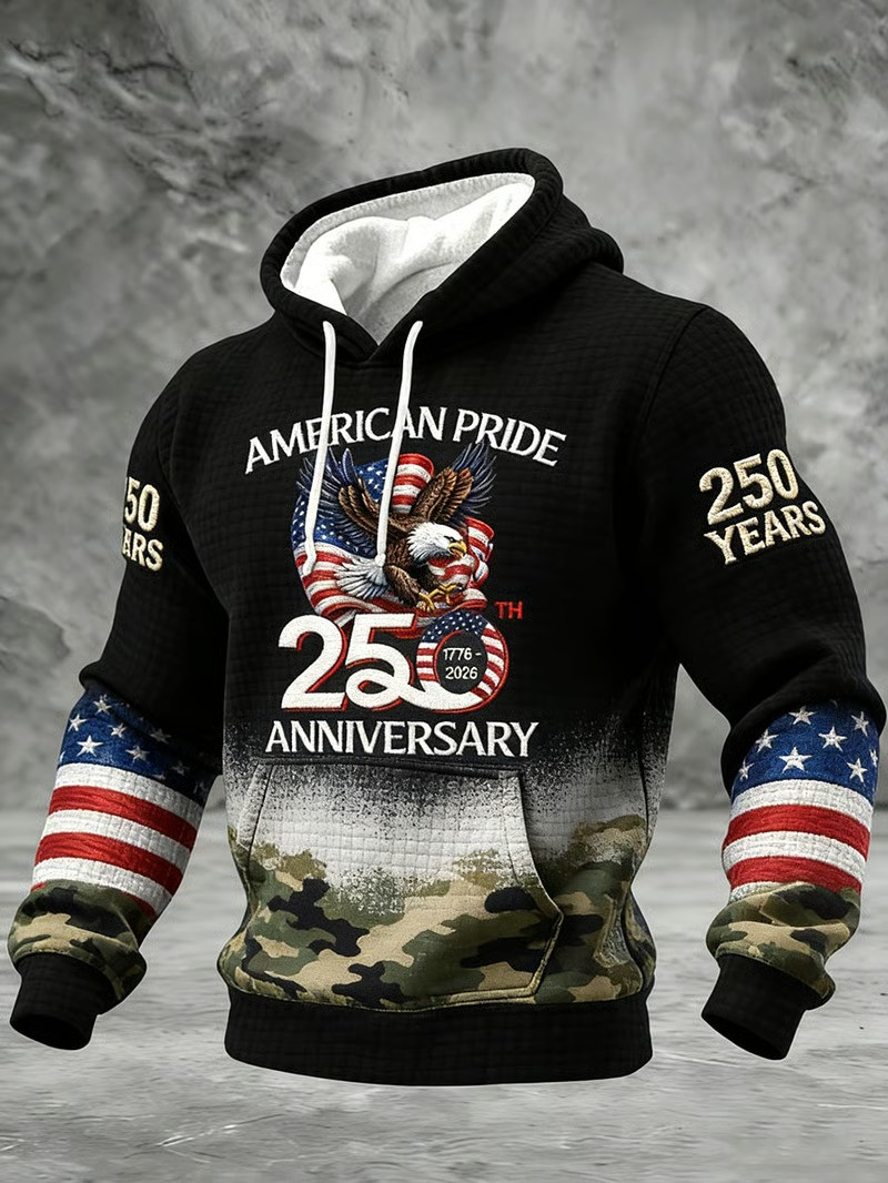 250 Years Anniversary Hoodie 1776 2026 Independence Day Clothes Gift For Him