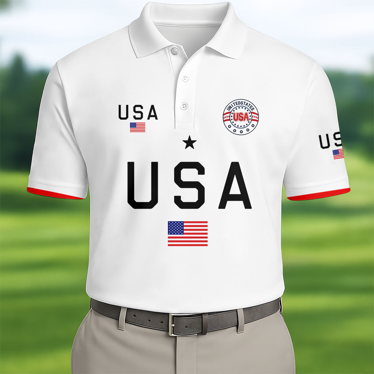 250 Years Anniversary Polo Shirt Men's Patriotic Apparel Gifts For Men