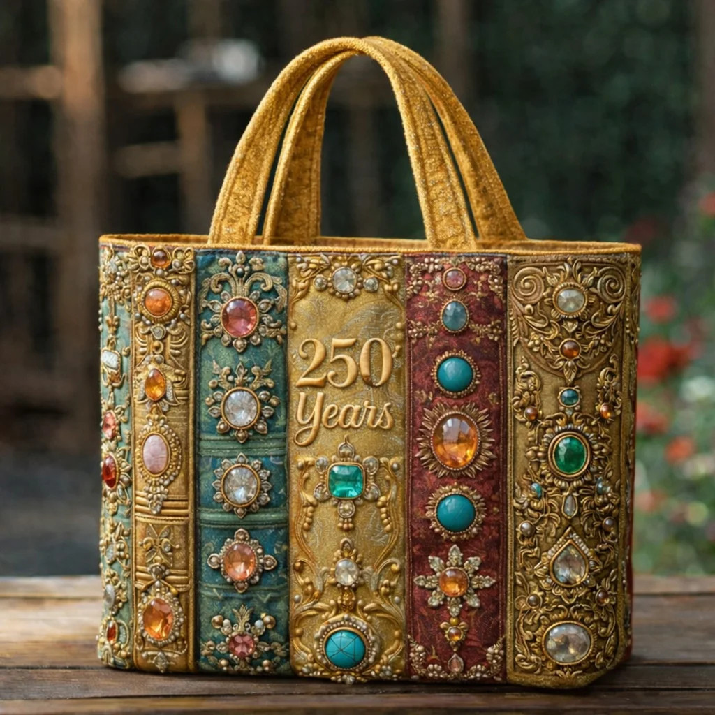 250 Years Anniversary Tote Bag America's 250th Birthday Handbag Patriotic Gift Ideas