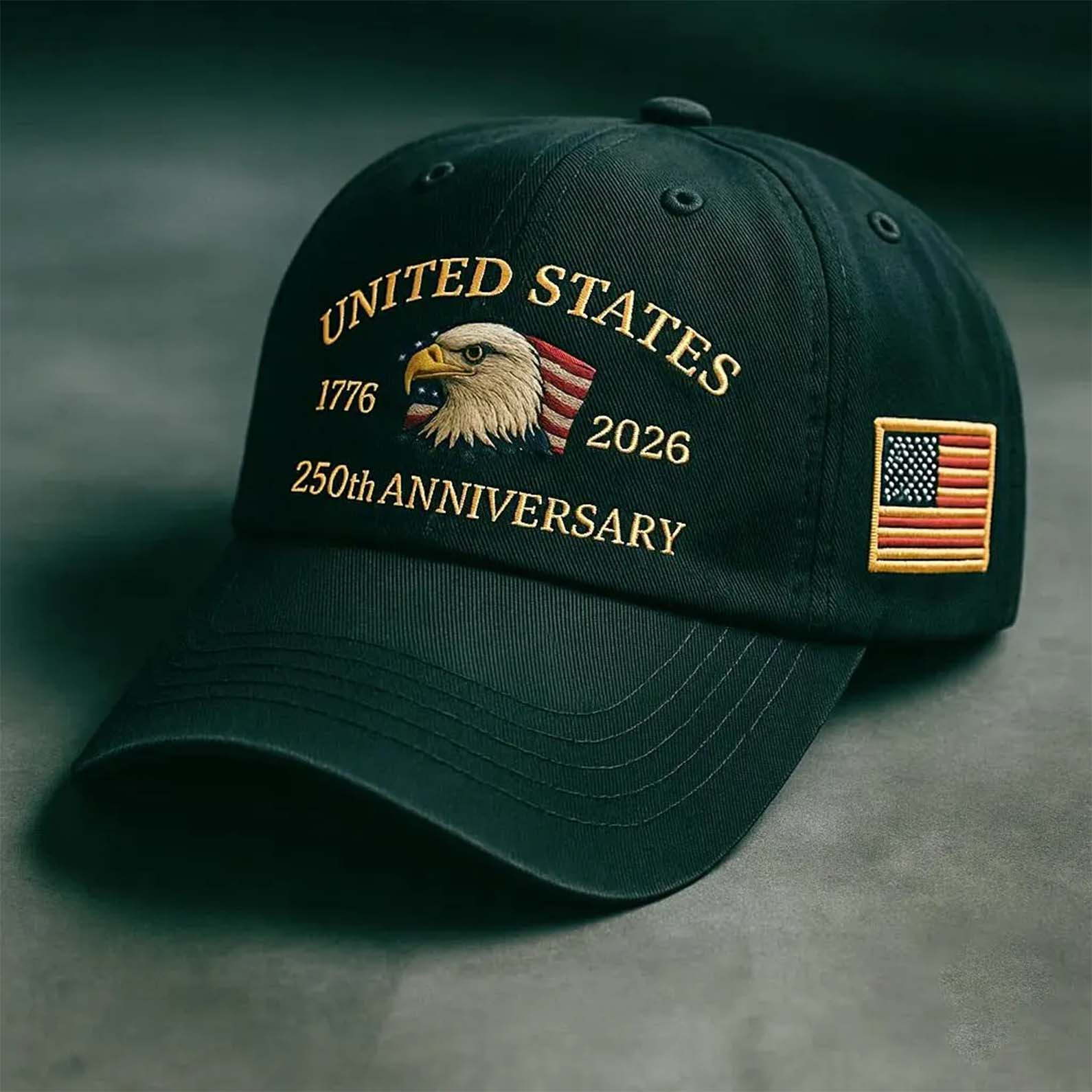 250 Years Anniversary Trucker Hat 250th Anniversary Embroidered Trucker Hat U.s. Tribute Retro Cap Hat