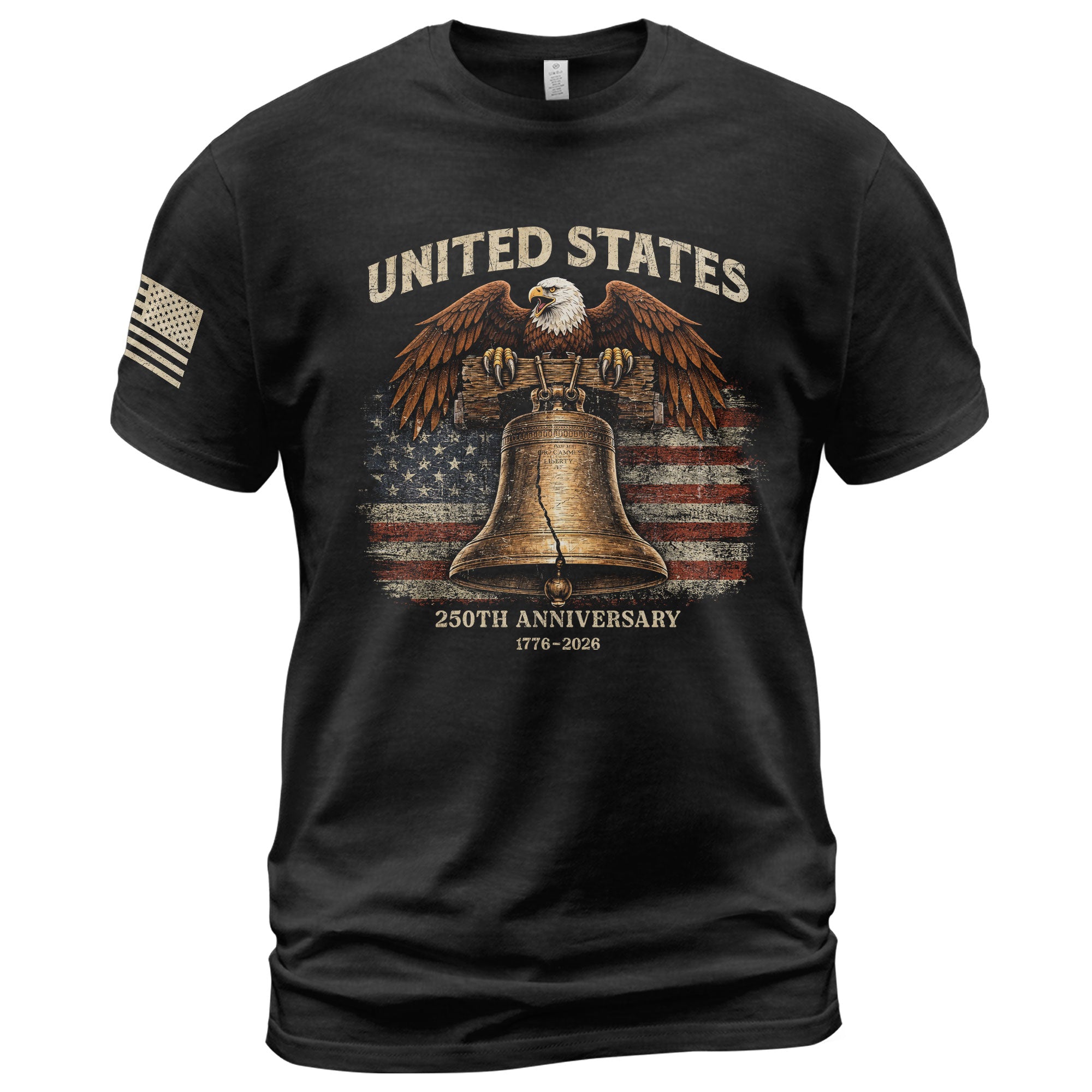 250 Years Eagle Liberty Bell American Shirt 1776 2026 USA Patriotic Best Gift