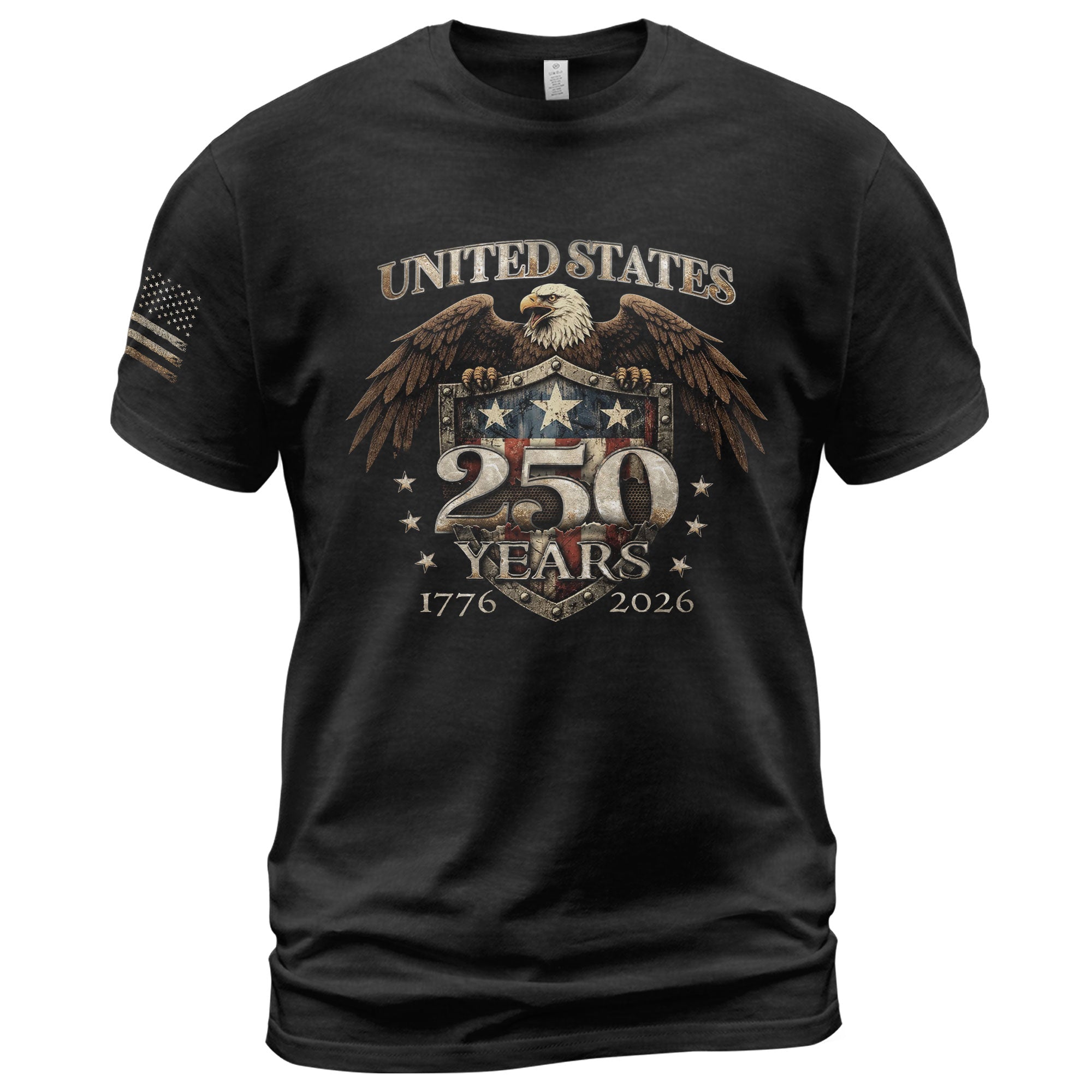 250 Years Eagle Shield Shirt 1776 2026 250th Anniversary USA Patriotic Best Gift