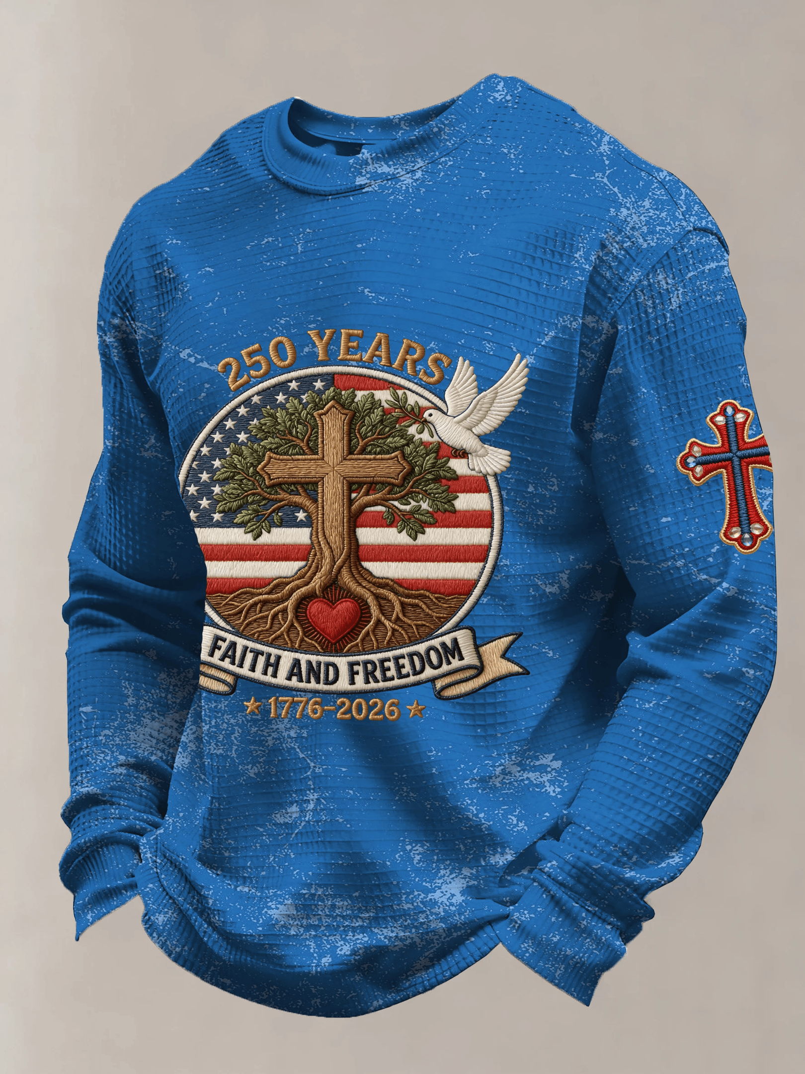250 Years Faith And Freedom Long Sleeve Shirt Patriotic Clothing Patriotic Gifts For Men