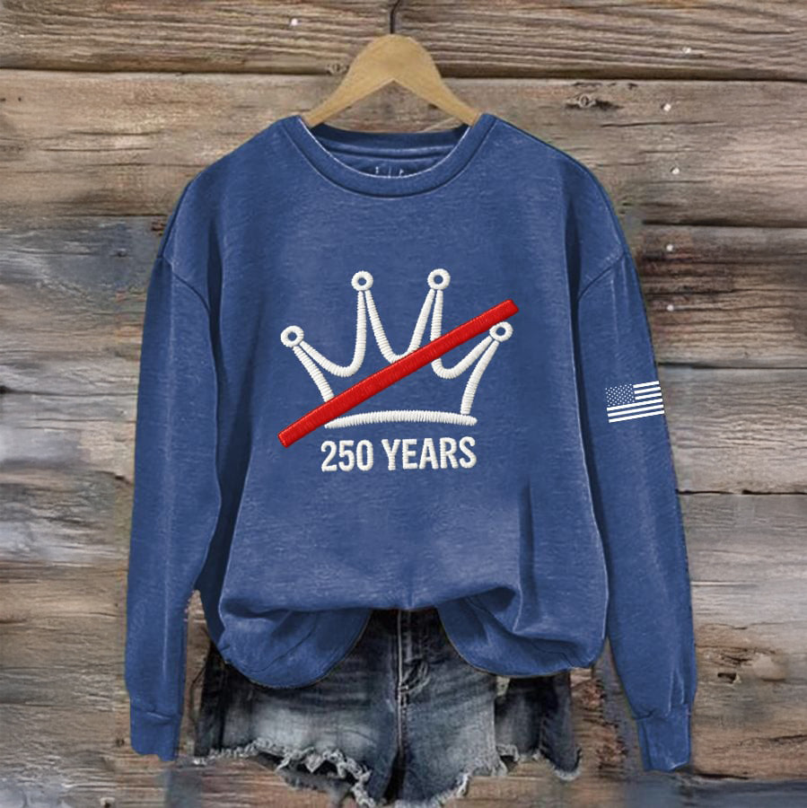 250 Years No Kings Fdt Sweatshirt Funny 45 47 Anti MAGA Clothing Gift For Wife