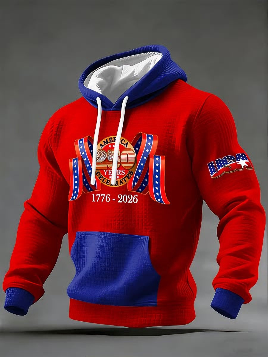 250 Years Of America Hoodie 250th Anniversary 1776 2026 Merch Patriotic Hoodies For Men