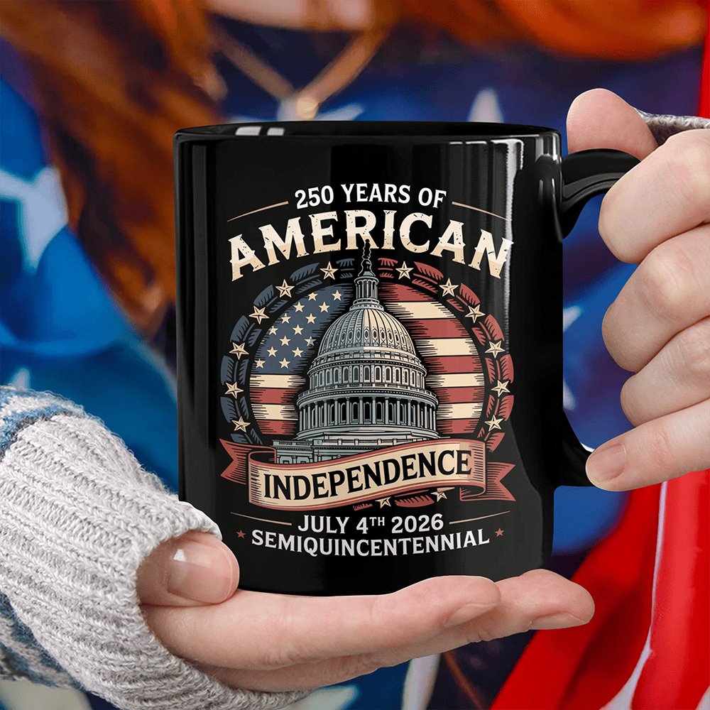 250 Years Of America Independence Mug Semiquincentennial Cup Coffee Drinker Presents