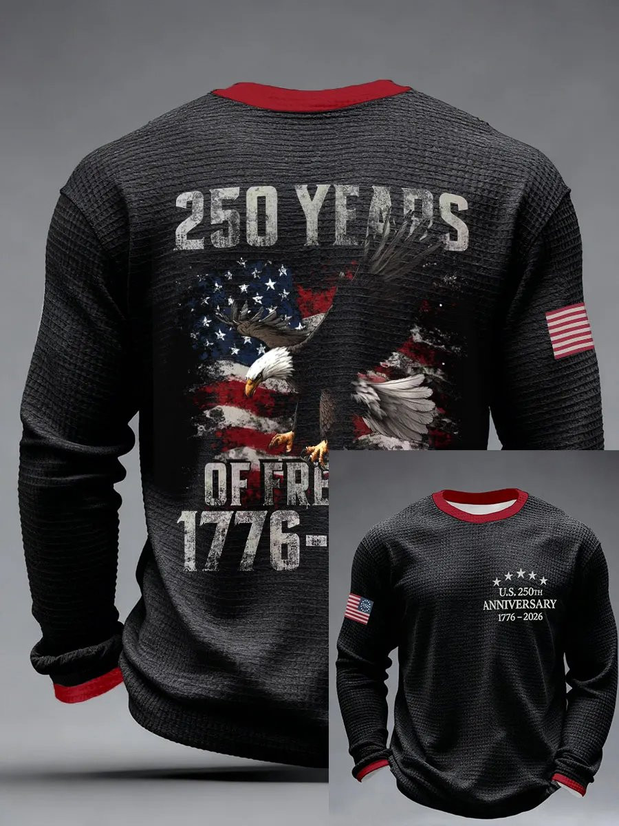 250 Years Of America Long Sleeve T-Shirt USA 250 Years Of Freedom Clothing Gifts