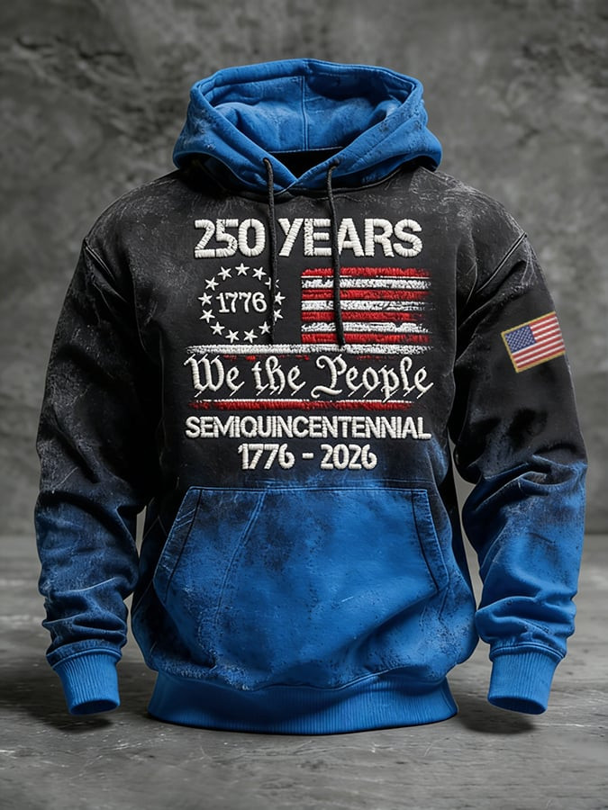250 Years Of America Semiquincentennial 1776 2026 Hoodie Patriotic Hoodies For Men