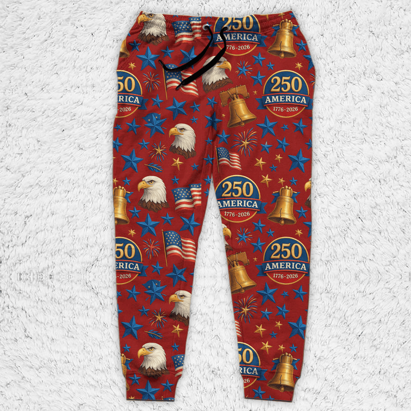 250 Years of America Sweatpants Trump Sweatpants for Christmas Gift for Husband
