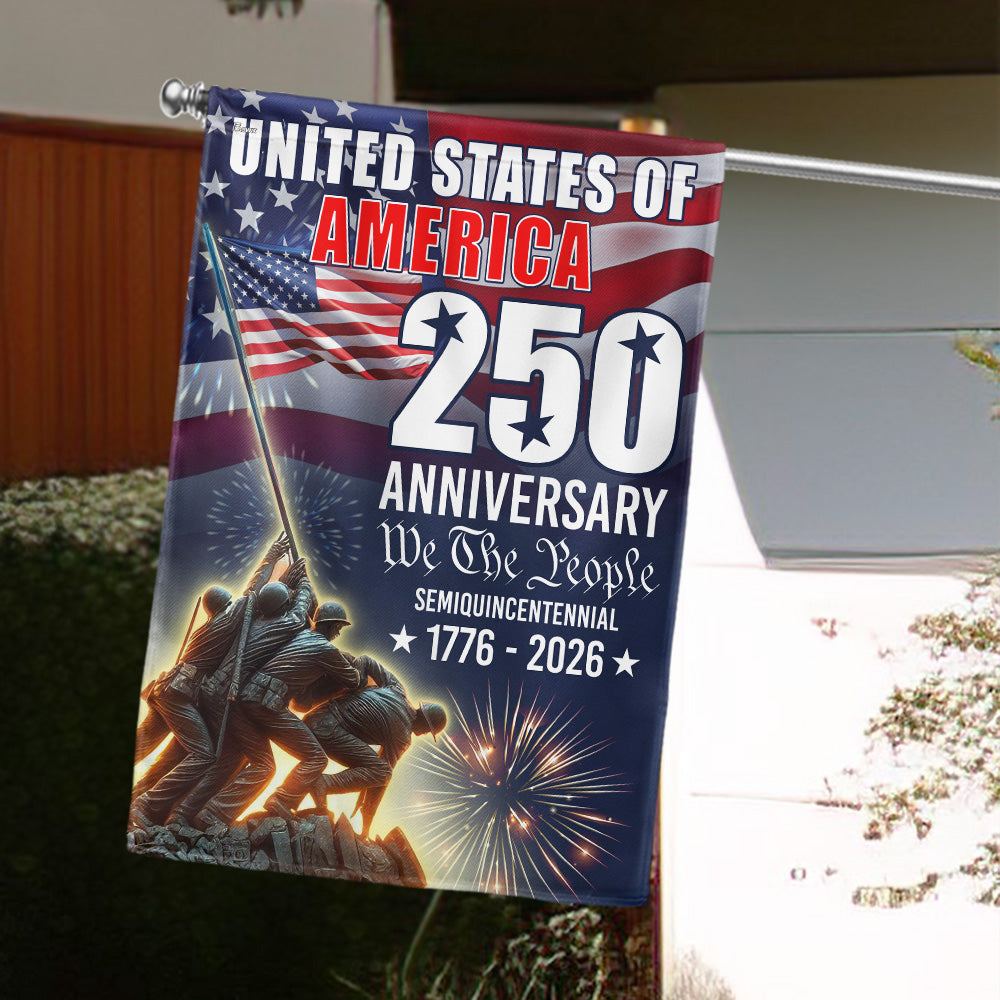 250 Years Of America United States Semiquincentennial 1776 2026 We The People Patriotic Fl