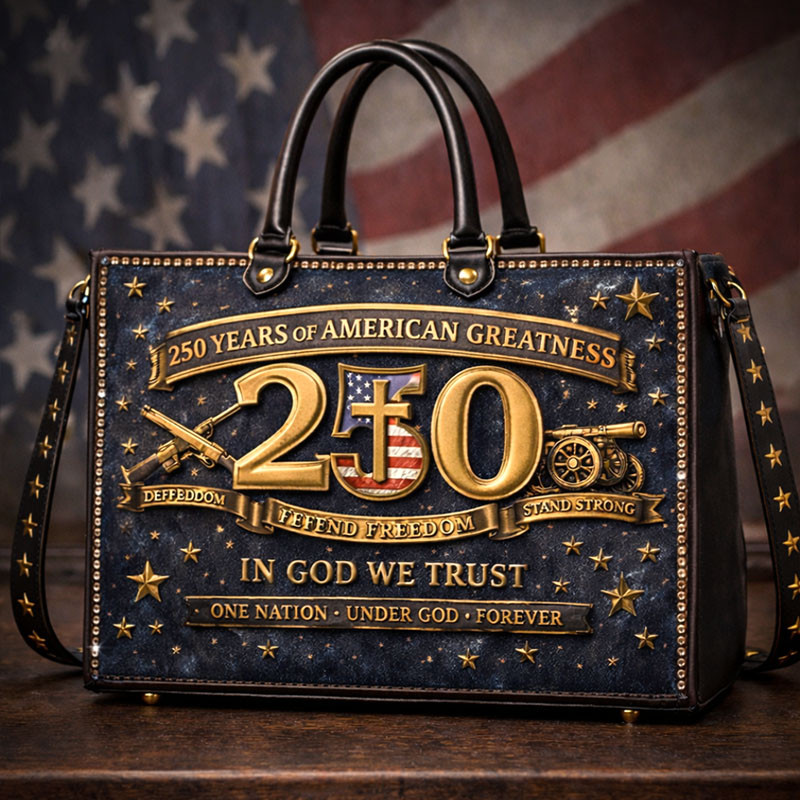 250 Years Of American Greatness Handbag In God We Trust Merch Gift For Mother