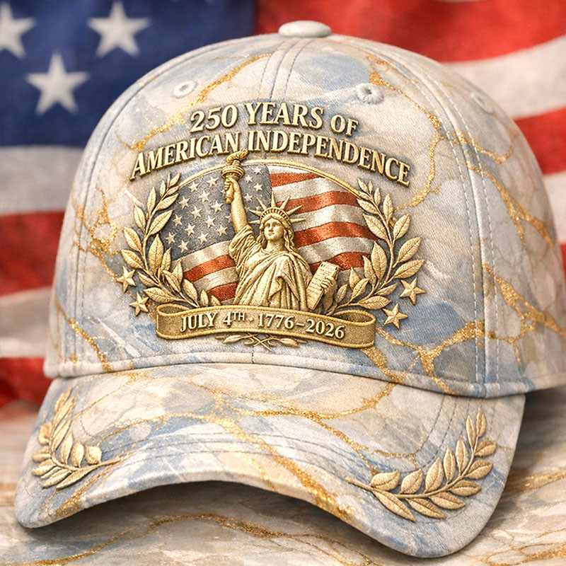 250 Years Of American Independence Hat Ameirca's Birthday Baseball Cap 4th Of July Gift