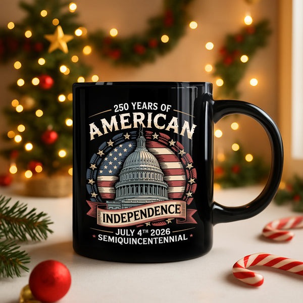 250 Years Of American Mug Independence July 4th 2026 Semiquincentennial Patriotic Gifts
