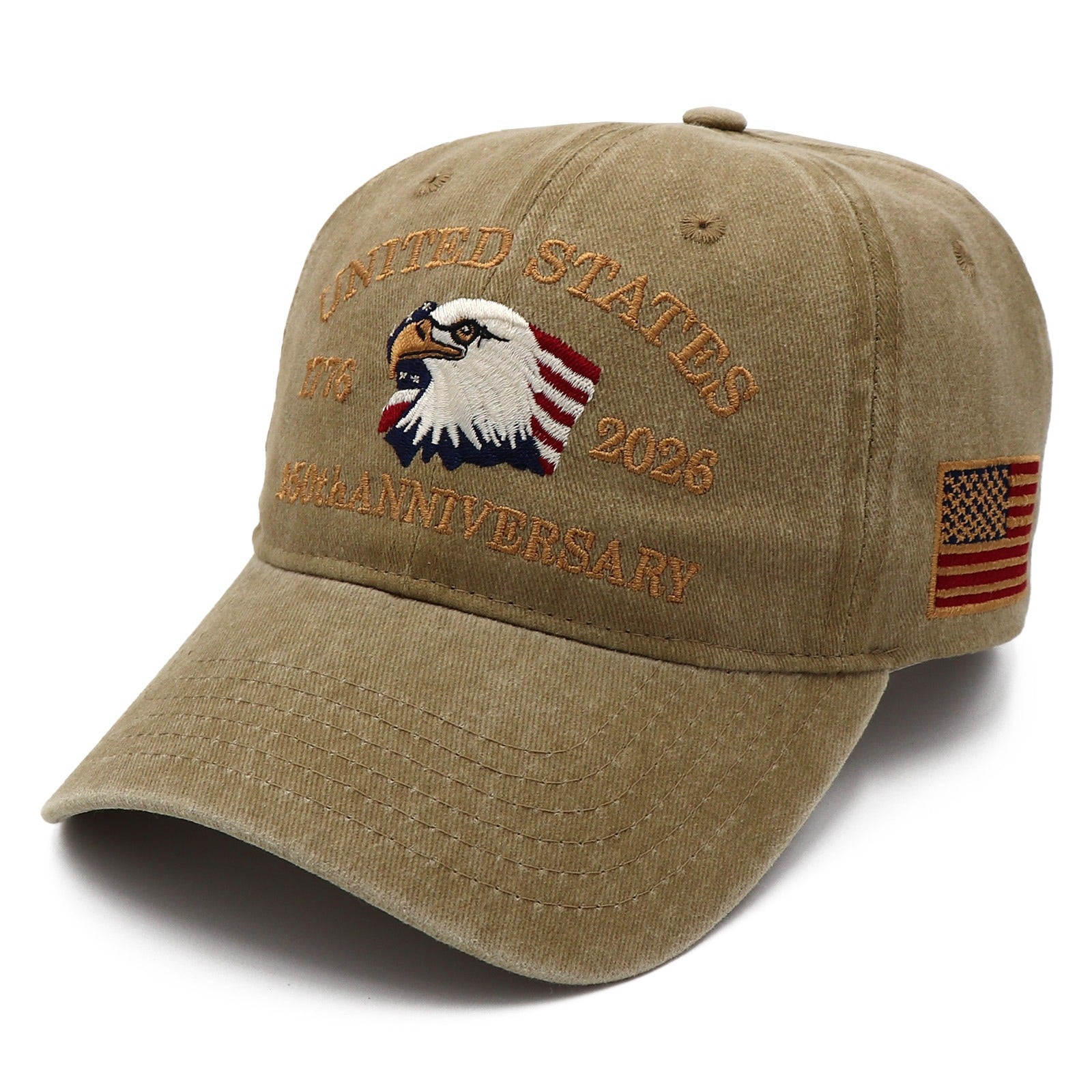 250 Years Of Defending Liberty Baseball US Flag Cap Bald Eagle Merch Patriotic Gift Ideas