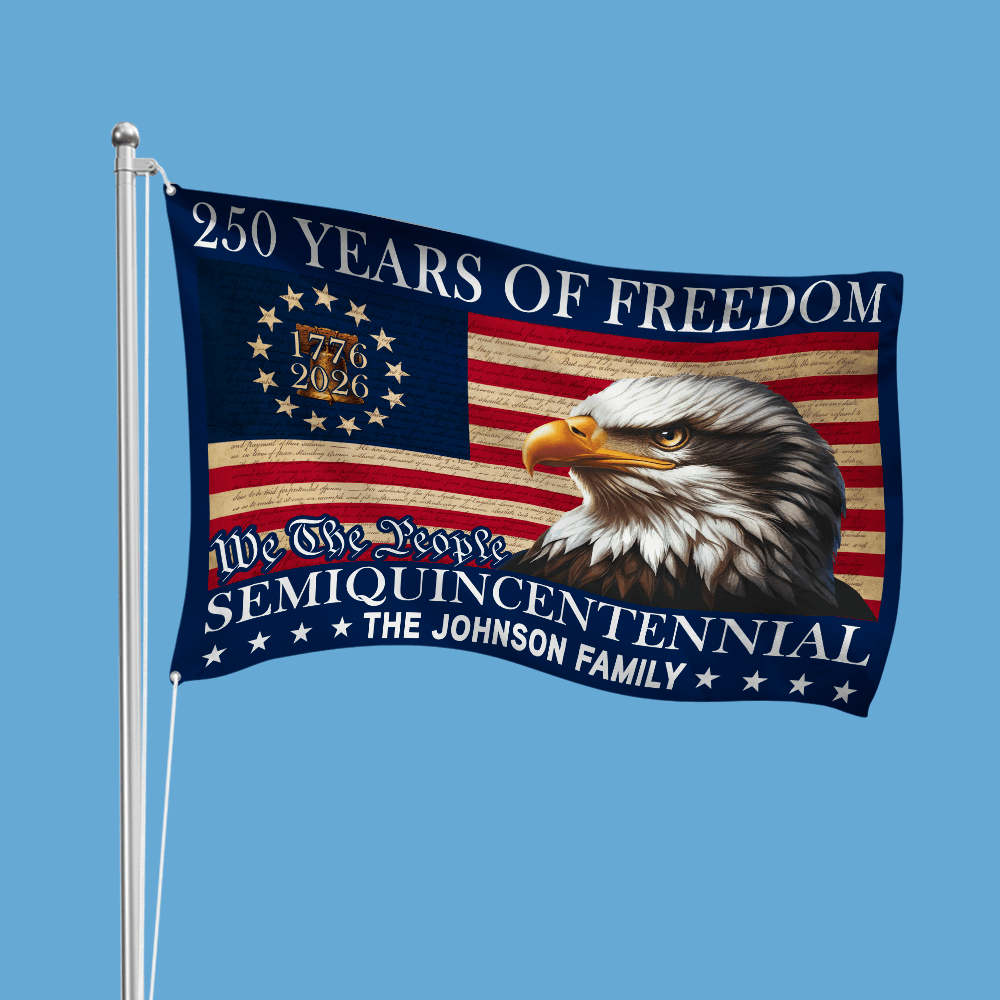 250 Years Of Freedom American Flag Semiquincentennial Eagle Flag America 250 Merchandise Unique Patriotic Gifts